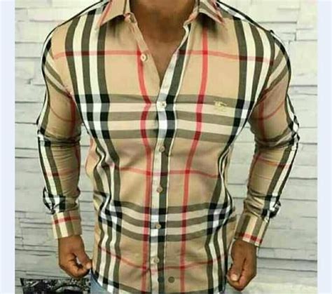 camisa xadrez burberry